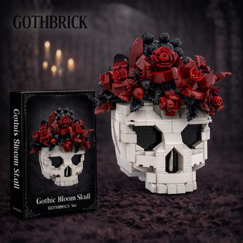 Skull & Rose Brick
